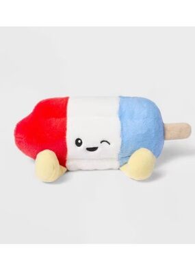 9'' Red White & Blue Popsicle Plush - Gigglescape